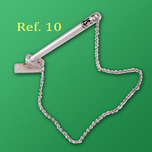 Ref. 10 - Caneta de alumínio anodizado
